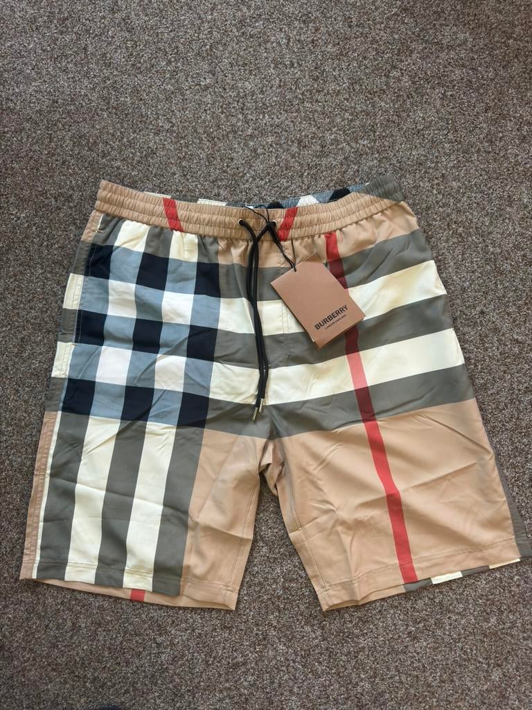 Burberry shorts, Kleding | Heren, Ophalen of Verzenden, Maat 52/54 (L), Beige, Zwemshort