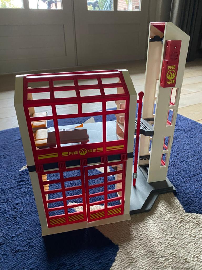 Playmobil brandweerset, Kinderen en Baby's, Speelgoed | Playmobil, Ophalen of Verzenden, Zo goed als nieuw