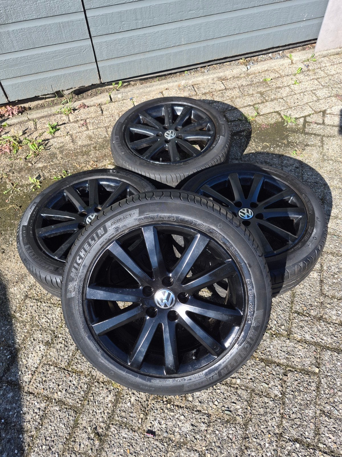 5x112 17" Orgineel Volkswagen Velgenset, Auto-onderdelen, Banden en Velgen, Ophalen, Gebruikt, Banden en Velgen, 17 inch