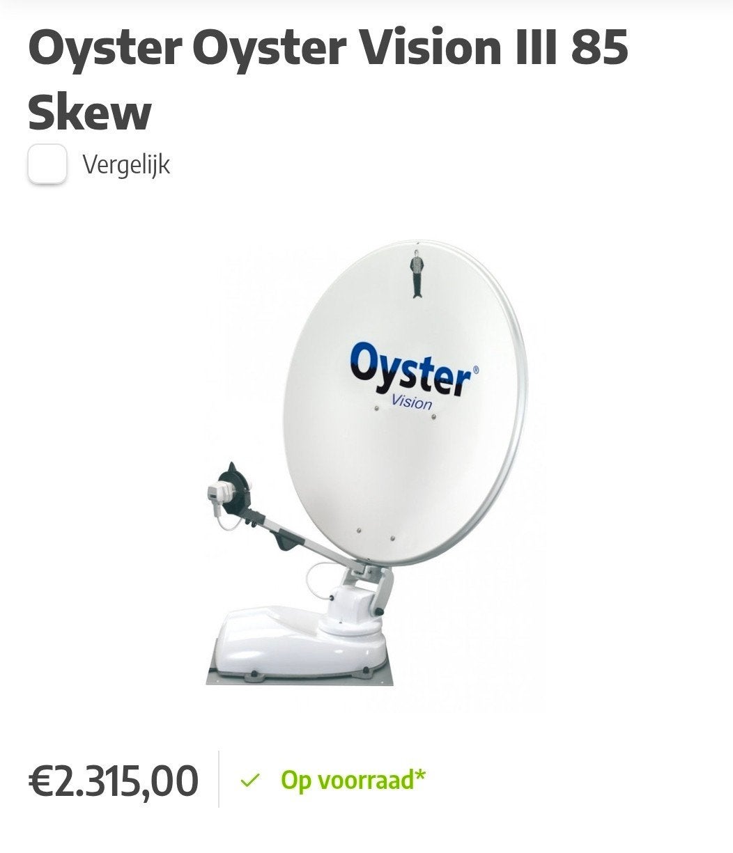schotel camper tv en smart tv stick camping tv, Ophalen, (Schotel)antenne, Overige merken