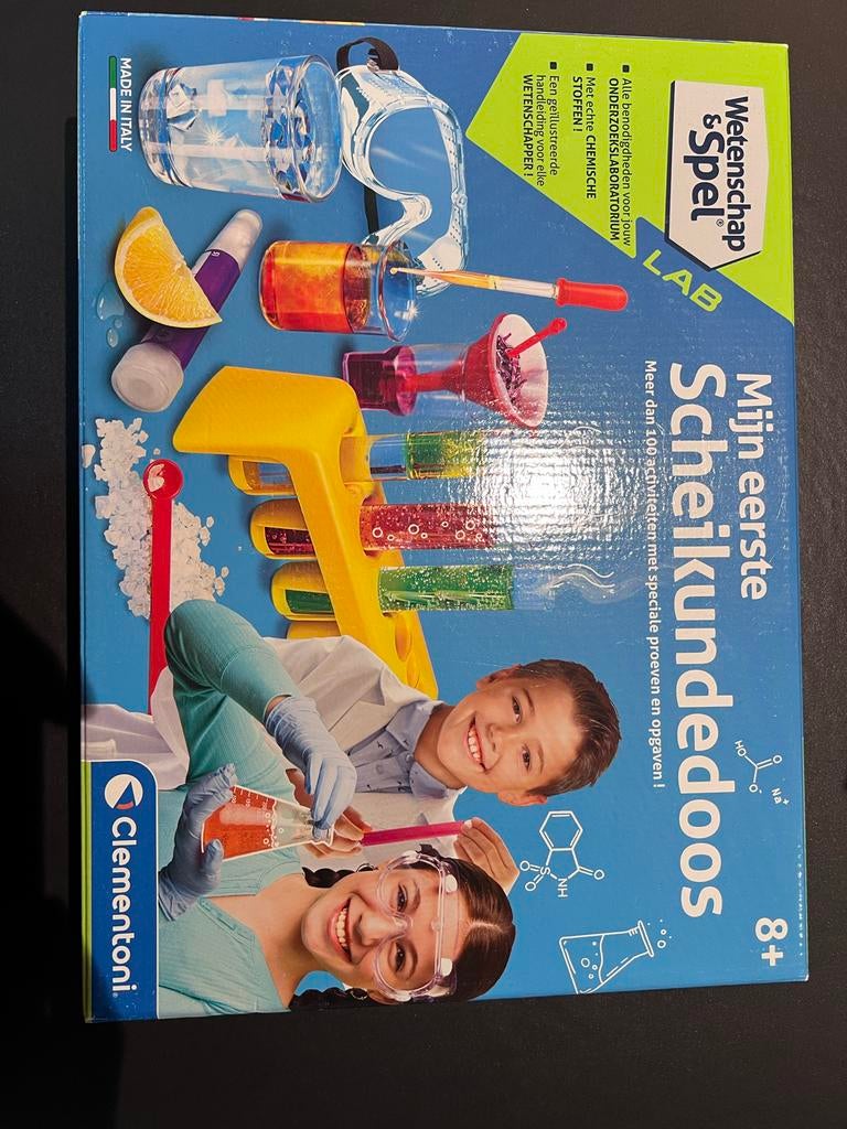 Clementoni Mijn Eerste Scheikundedoos - Wetenschap & Spel, Ophalen of Verzenden, Zo goed als nieuw, Ontdekken