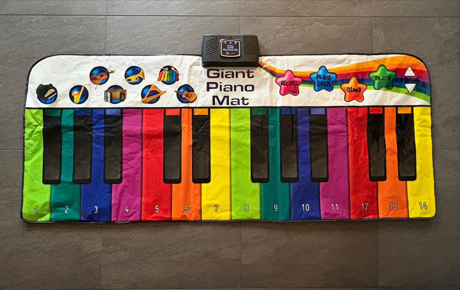 N-GEAR Kids XXL Piano Dance Mat - Zo goed als nieuw, Ophalen of Verzenden, Zo goed als nieuw, Met geluid