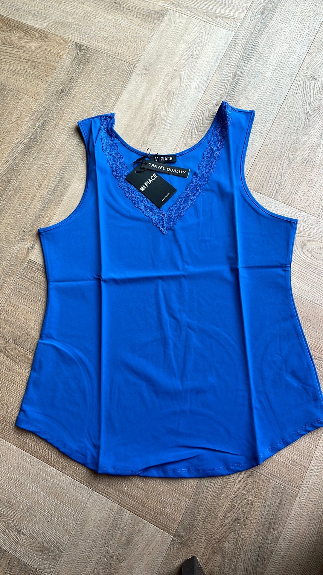 Dames top maat XXL Mi Piace, Blauw, Maat 46/48 (XL) of groter, Nieuw, Ophalen of Verzenden