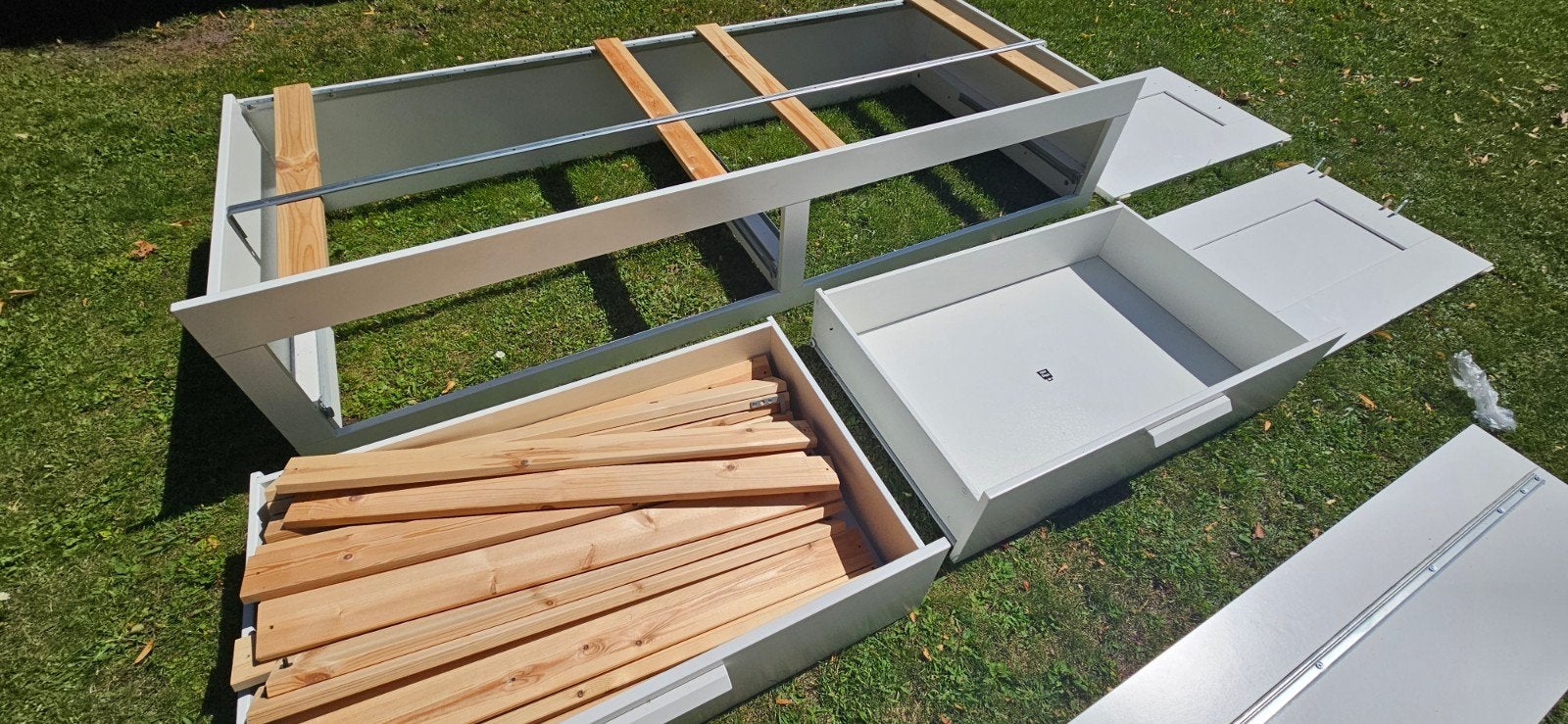Ikea bedbank Brimnes, Ophalen, Zo goed als nieuw, Eenpersoons