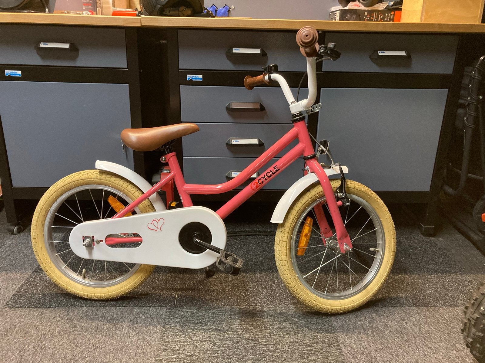 2Cycle 16 inch meisjesfiets zo goed als nieuw, Ophalen, Zo goed als nieuw, 16 inch