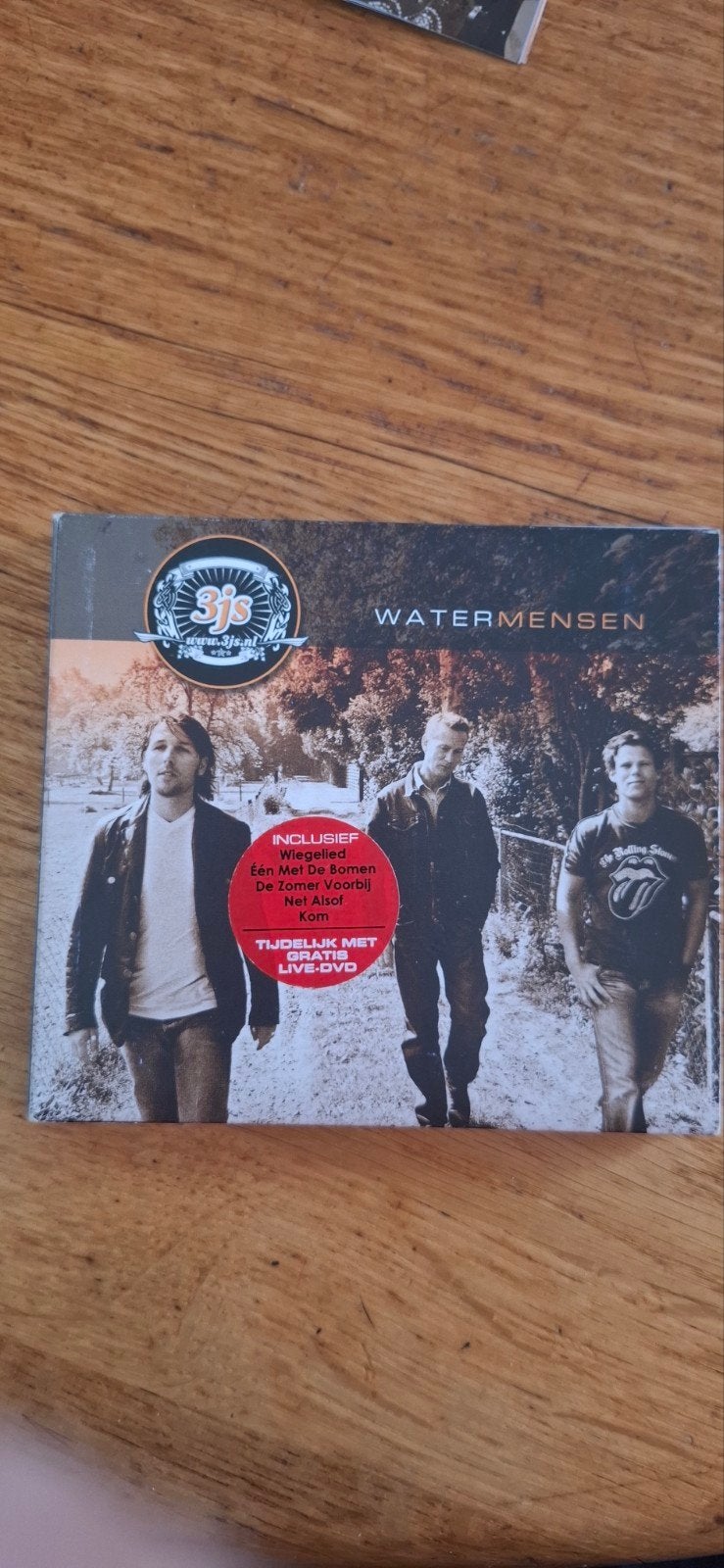 3js watermensen met cd en dvd, Cd's en Dvd's, Ophalen of Verzenden, Zo goed als nieuw, Poprock