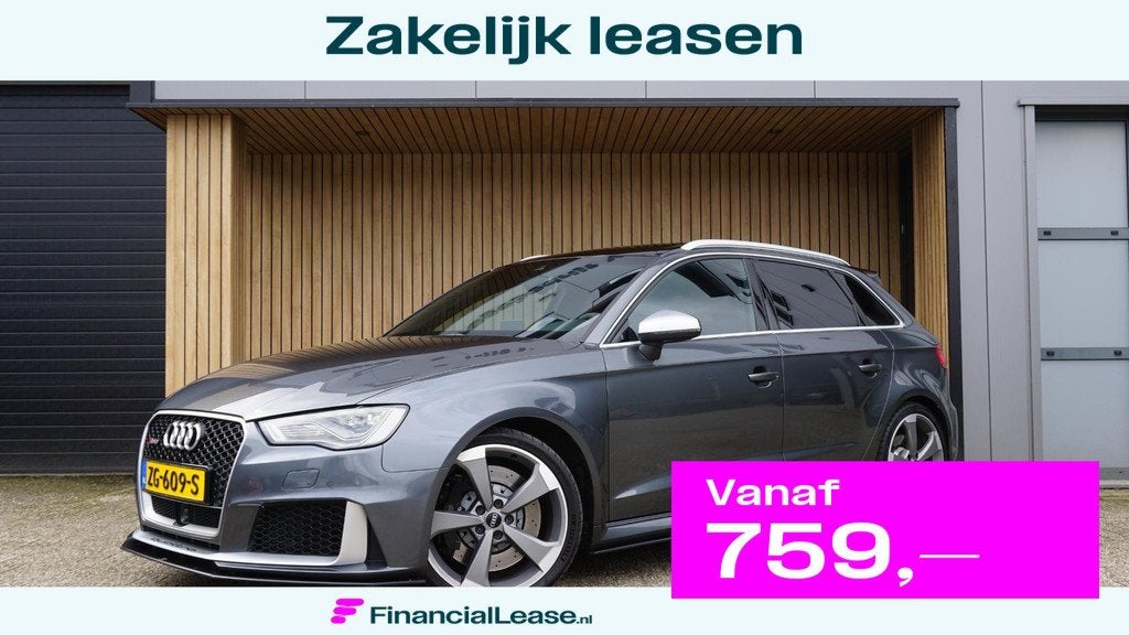 Audi RS3 Sportback 2.5 TFSI 367pk Quattro RS-Seats Pano.Dak, Automaat, Gebruikt, RS3, 367 pk