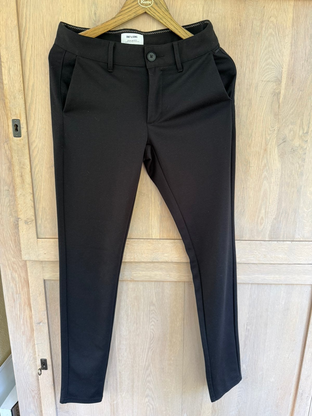 Only & Sons broek 28/34 nieuw, Zwart, Nieuw, Ophalen of Verzenden, Maat 36 (S)