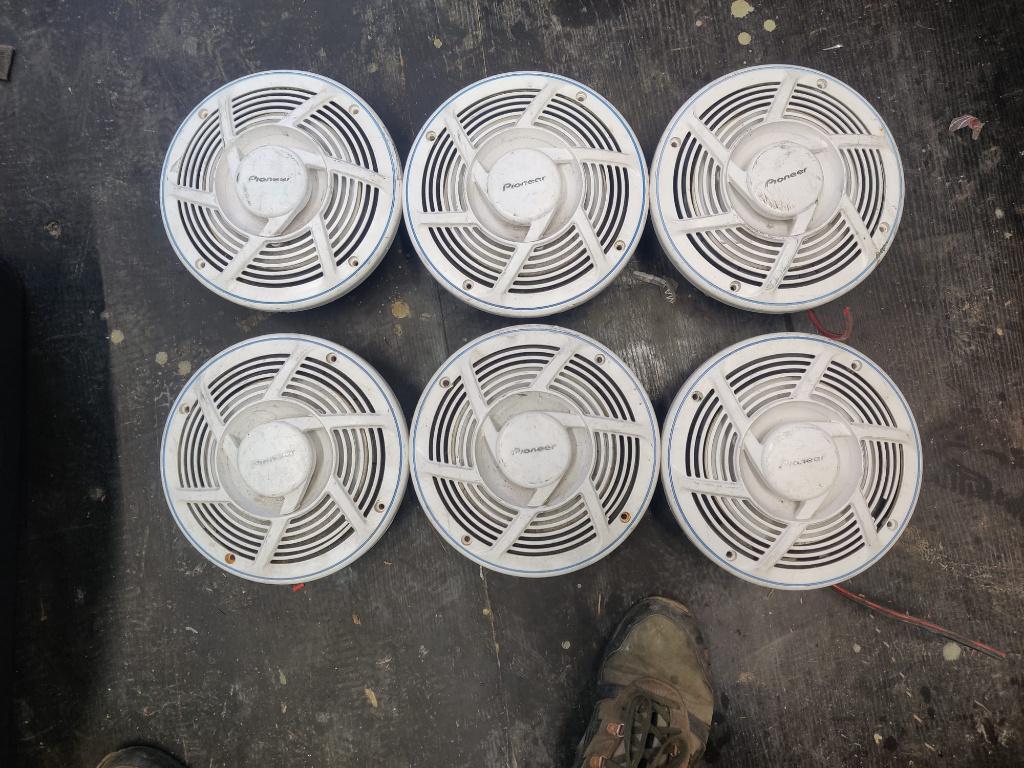 6x Pioneer Marine speaker, Ophalen of Verzenden, Gebruikt, Radio