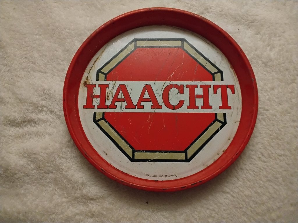 vintage Haacht bierplateau, Verzamelen, Verzenden, Overige merken