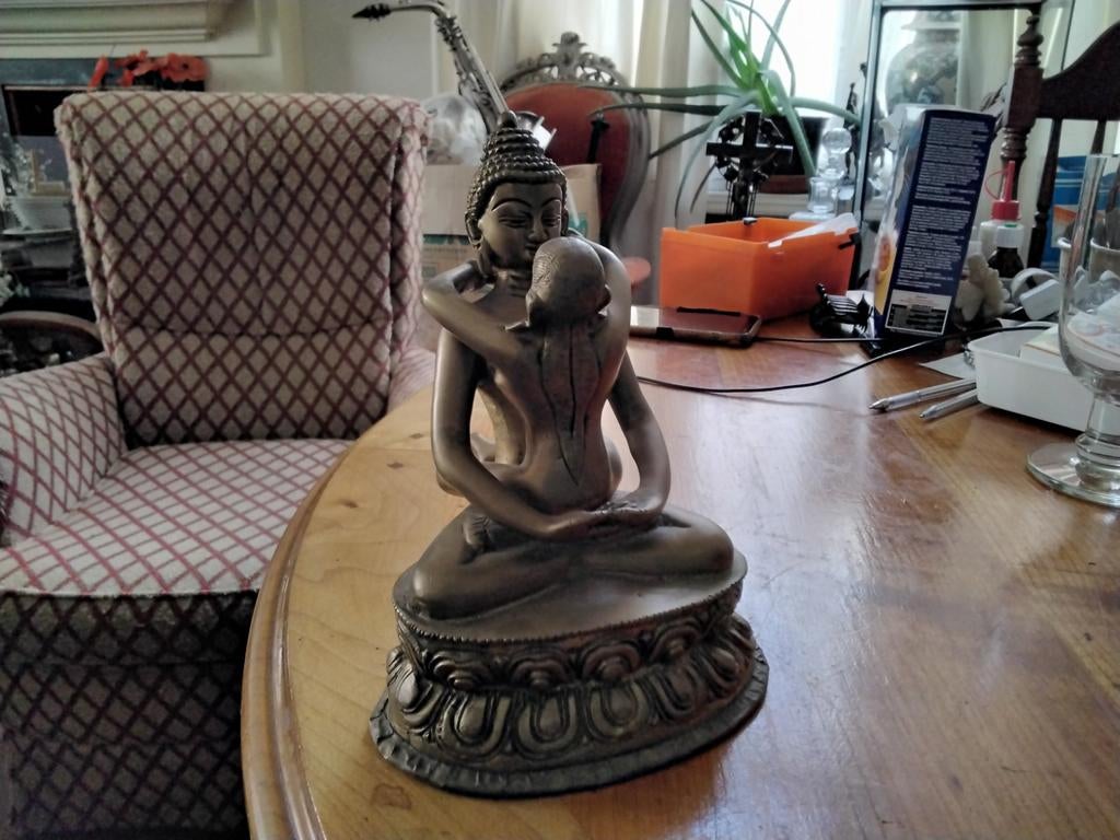 Boeddha brons., Huis en Inrichting, Woonaccessoires | Boeddhabeelden, Ophalen of Verzenden, Gebruikt