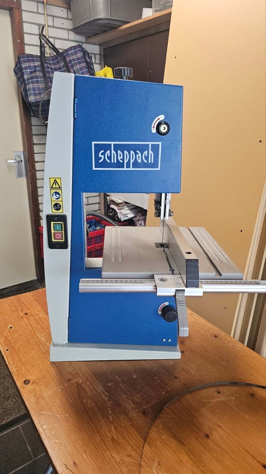 Scheppach Basa 1 Lintzaag - Zo goed als nieuw, Ophalen, 600 tot 1200 watt, Zo goed als nieuw, Lintzaag