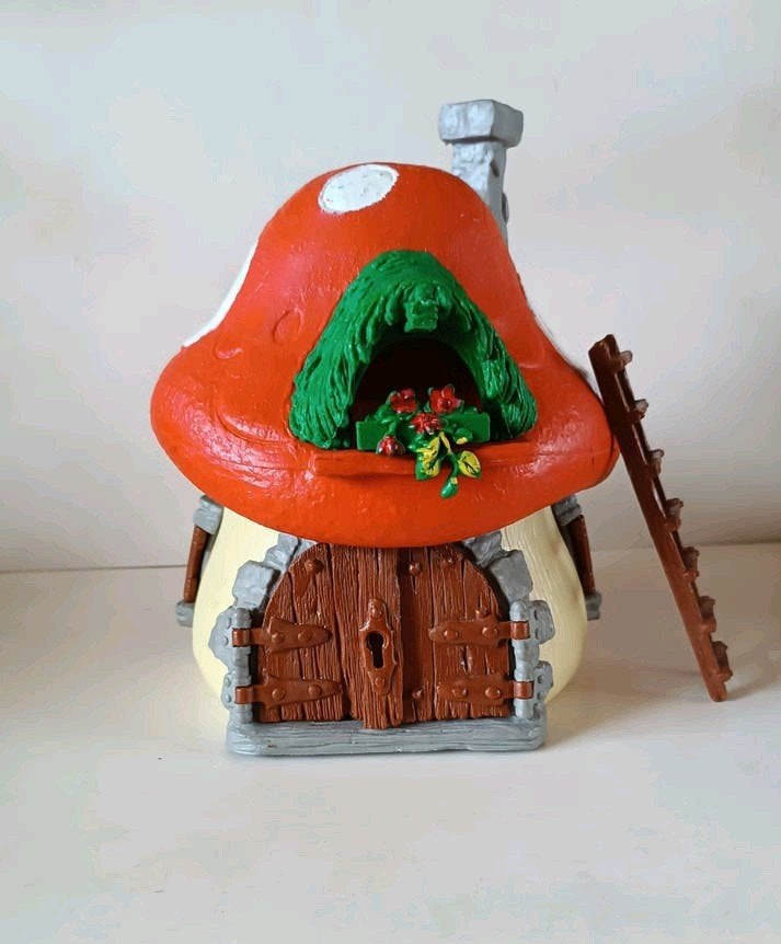 Schleich Smurfen Collectie: het Grote Smurfenhuis, Ophalen of Verzenden, Zo goed als nieuw, Overige Smurfen, Huisje of Attribuut