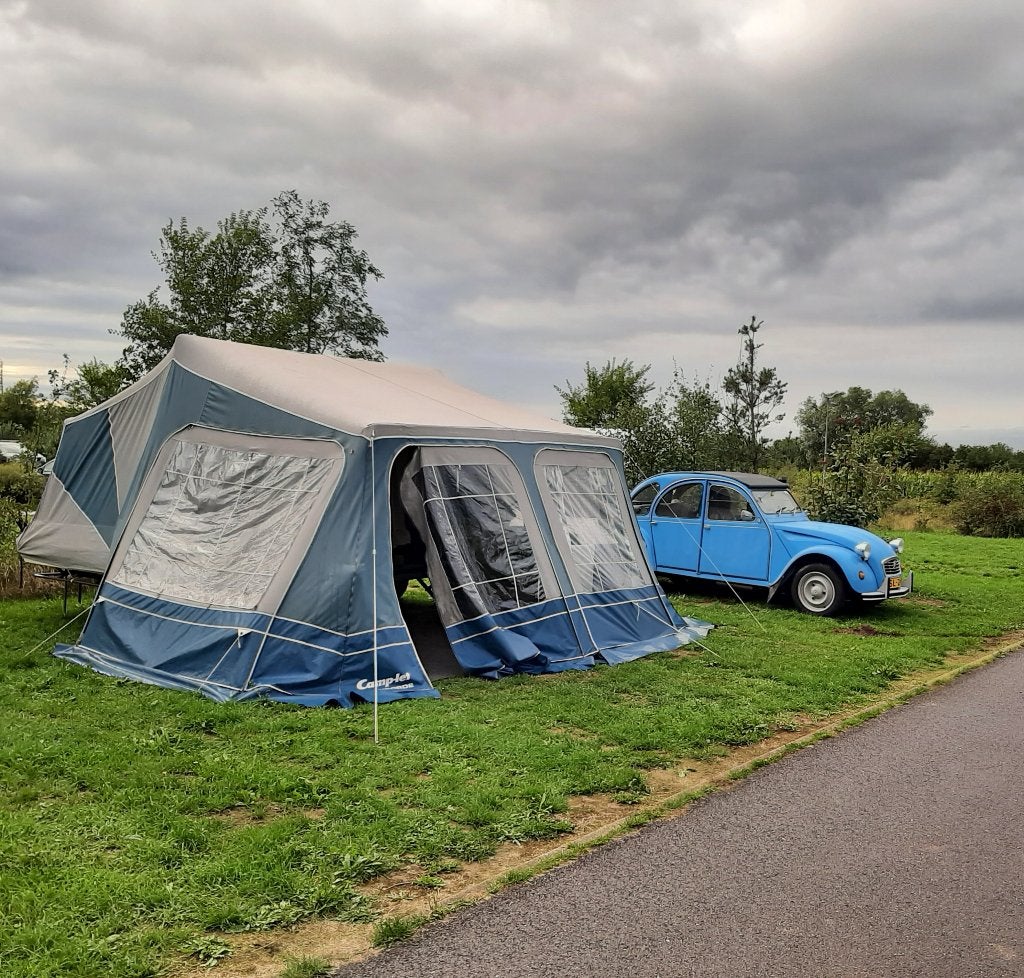 Vouwwagen Camplet Concorde, Caravans en Kamperen, Vouwwagens, Ophalen, Blauw, Aanwezig, Camp-Let