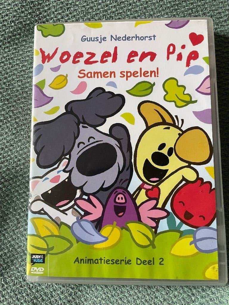 DVD Woezel en Pip deel 2 en 3, Alle leeftijden, Poppen, Tv-serie, Ophalen of Verzenden