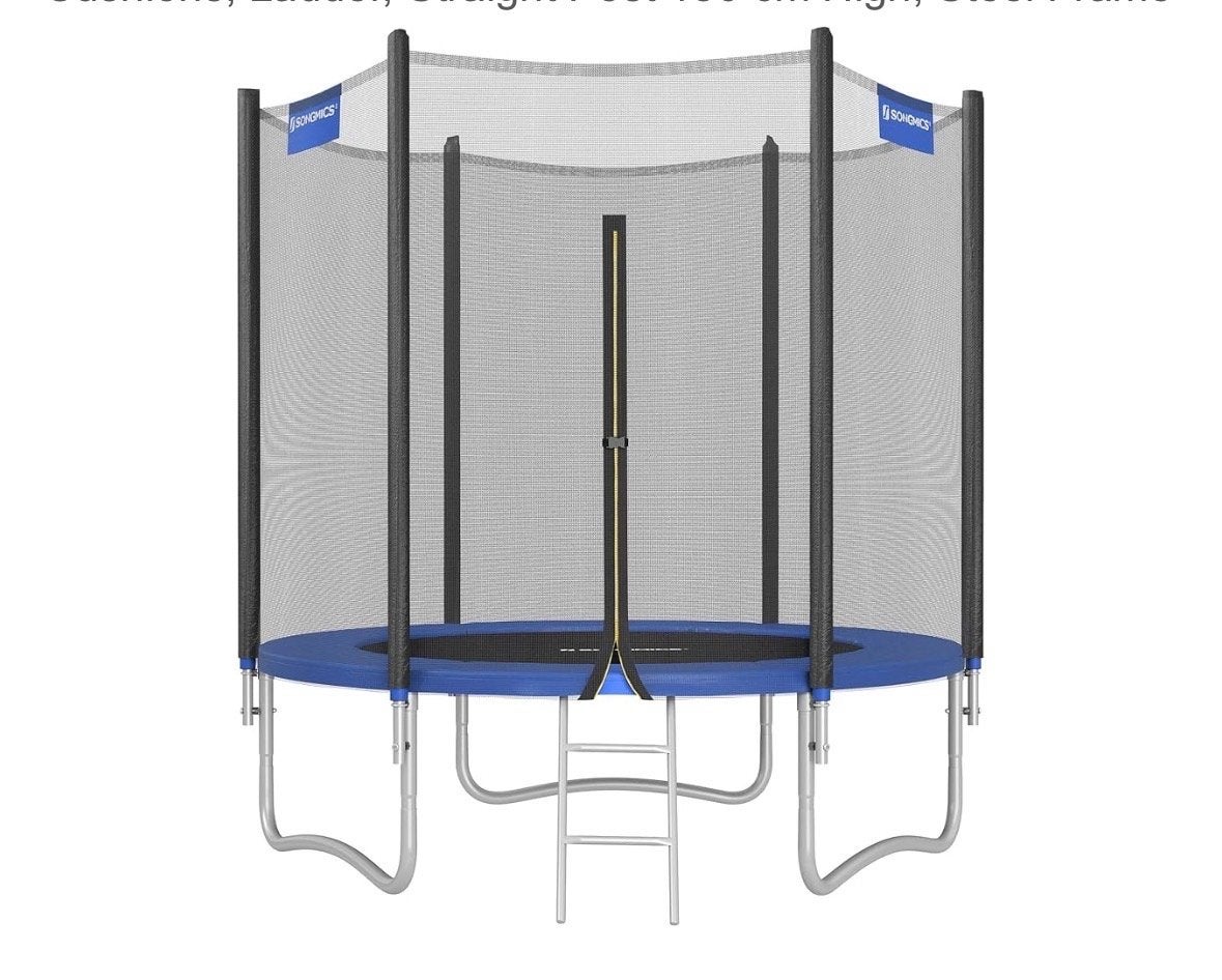 SONGMICS Trampoline 183 cm met Veiligheidsnet en Ladder, Ophalen, Songmics, Nieuw, Songmics