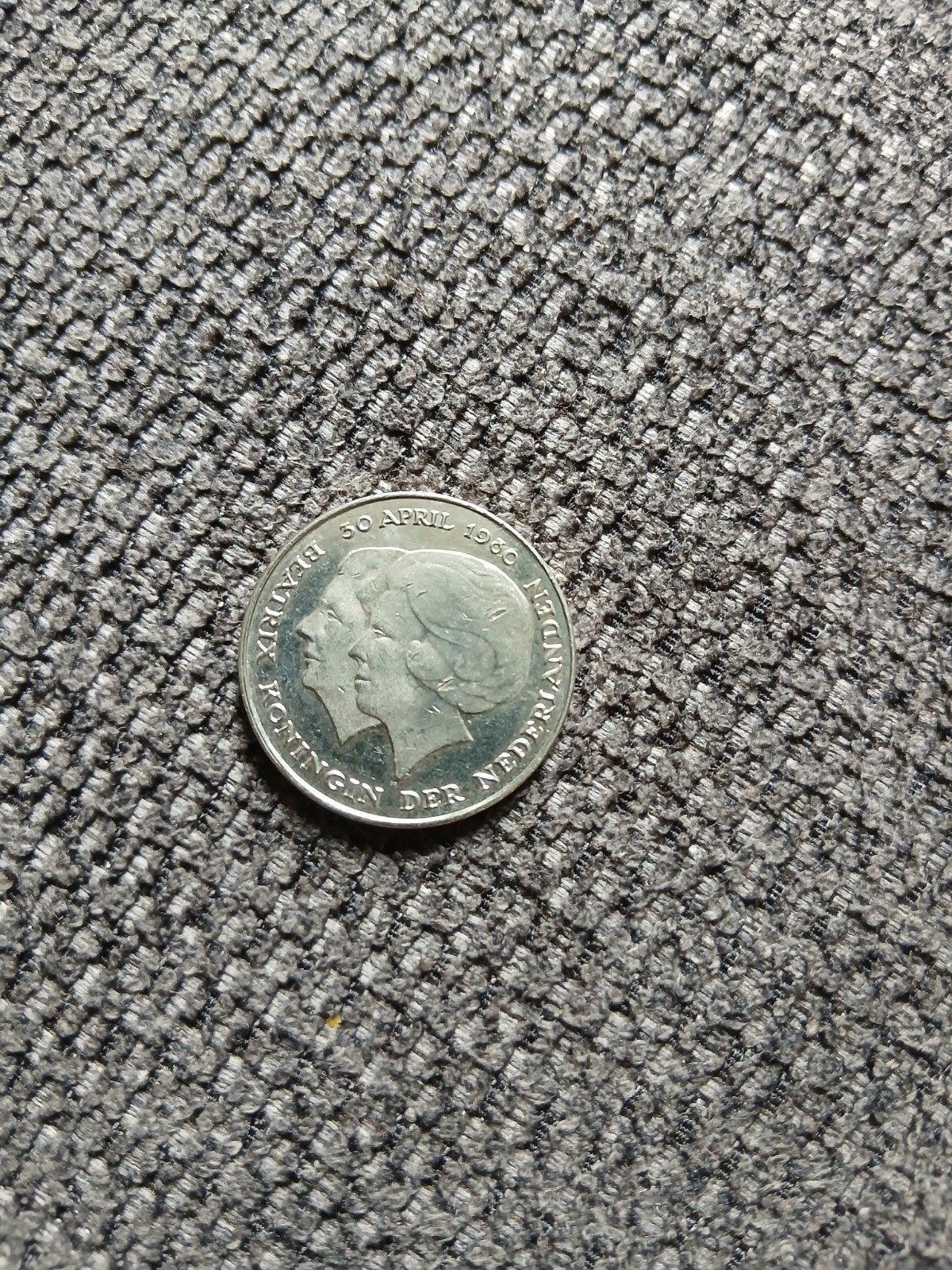 2½ Gulden Munt 1980 Beatrix, Postzegels en Munten, Munten | Nederland, Ophalen of Verzenden, Koningin Beatrix, 2½ gulden, Losse munt