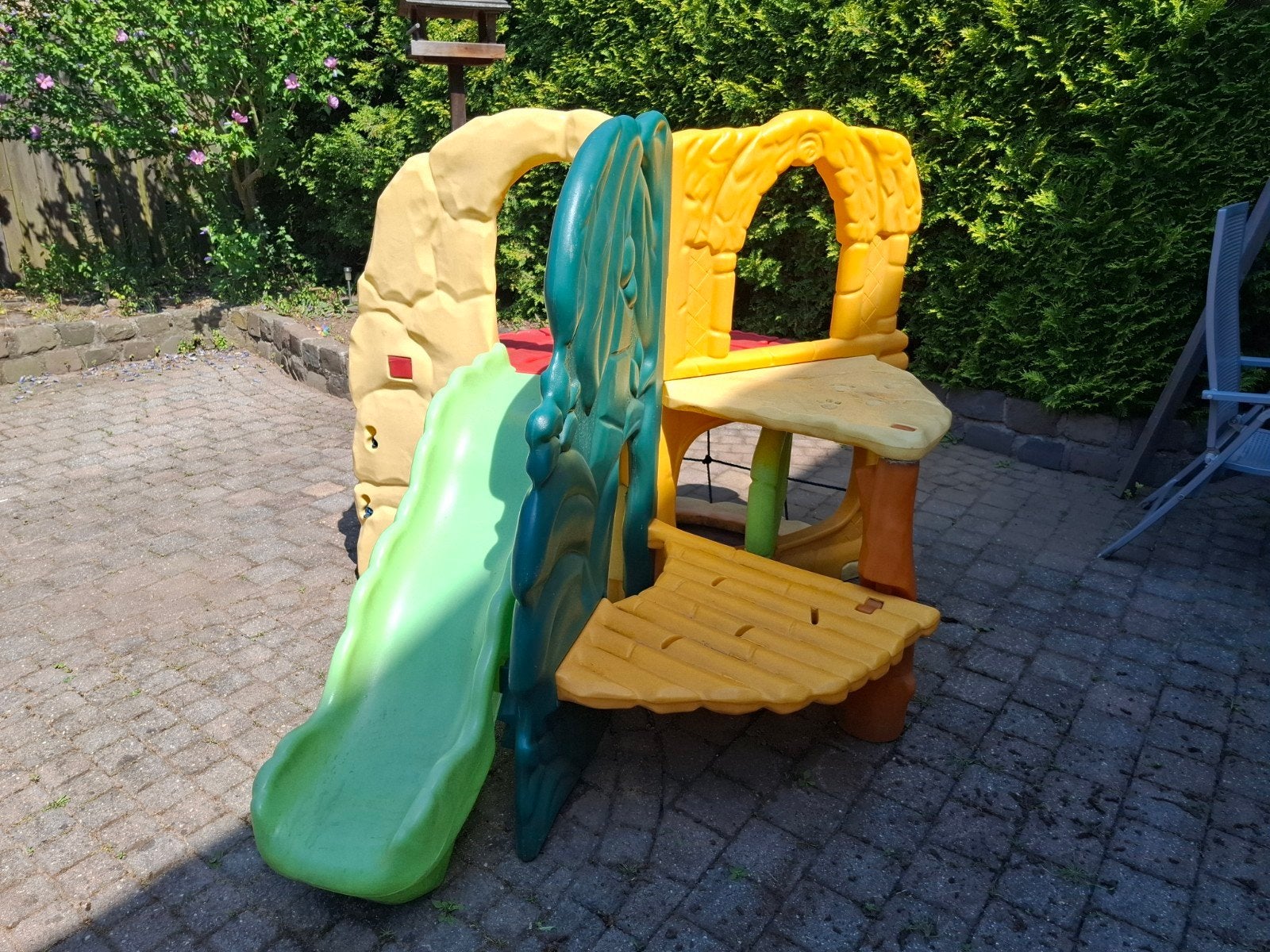 Little tikes jungle klimrek, Kinderen en Baby's, Ophalen, Gebruikt, Glijbaan