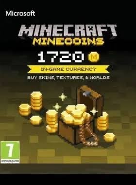 Minecraft Minecoins 1720 - Digitale Code, Ophalen, 1 speler, Nieuw, Strategie en Constructie