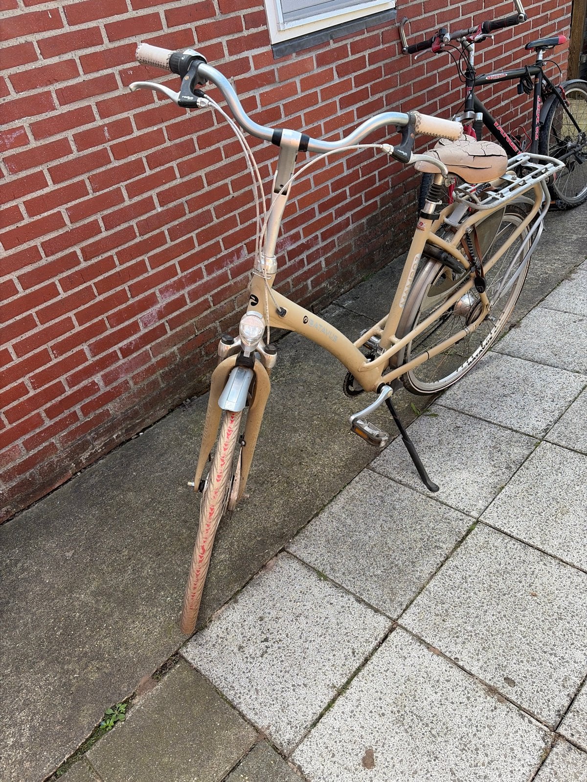Batavus damesfiets met versnellingen, Ophalen, Terugtraprem, Versnellingen, Batavus