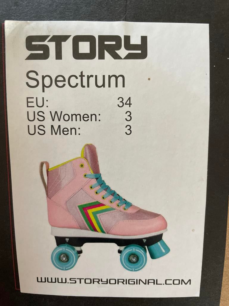 Story Rolschaatsen Spectrum - Maat 34, Zo goed als nieuw, Ophalen of Verzenden, Zo goed als nieuw, Kinderen