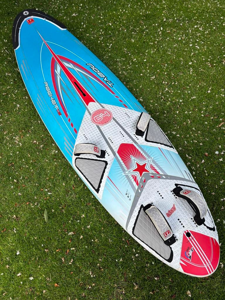 Tabou Rocket + carbon vin + noseprotector, Watersport en Boten, Windsurfen, Ophalen, Gebruikt, Tabou, Minder dan 250 cm