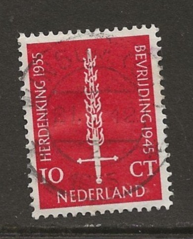 S- Ned. gestempeld Winsum 1955, Ophalen of Verzenden, Na 1940, Gestempeld