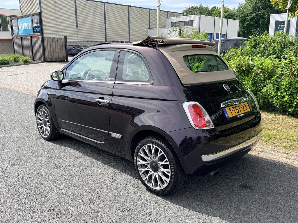 Fiat 500 C 0.9 TwinAir 86PK Cabrio•Automaat•Leder, Euro 5, 86 pk, Gebruikt, 31 €/maand