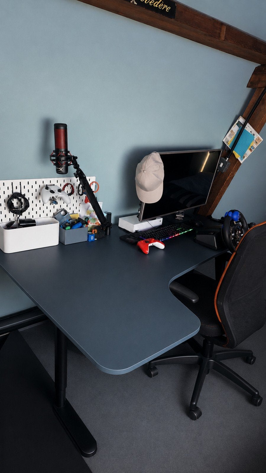 IKEA Bekant hoekbureau, Ophalen, 160 cm, Gebruikt, Hout