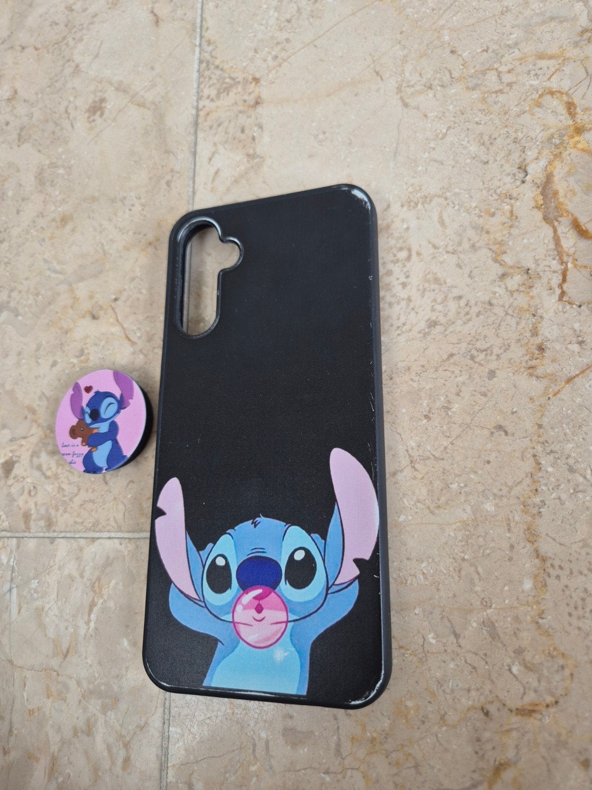 Stitch telefoonhoesje met PopSocket, Ophalen of Verzenden, Gebruikt, Hoesje of Tasje