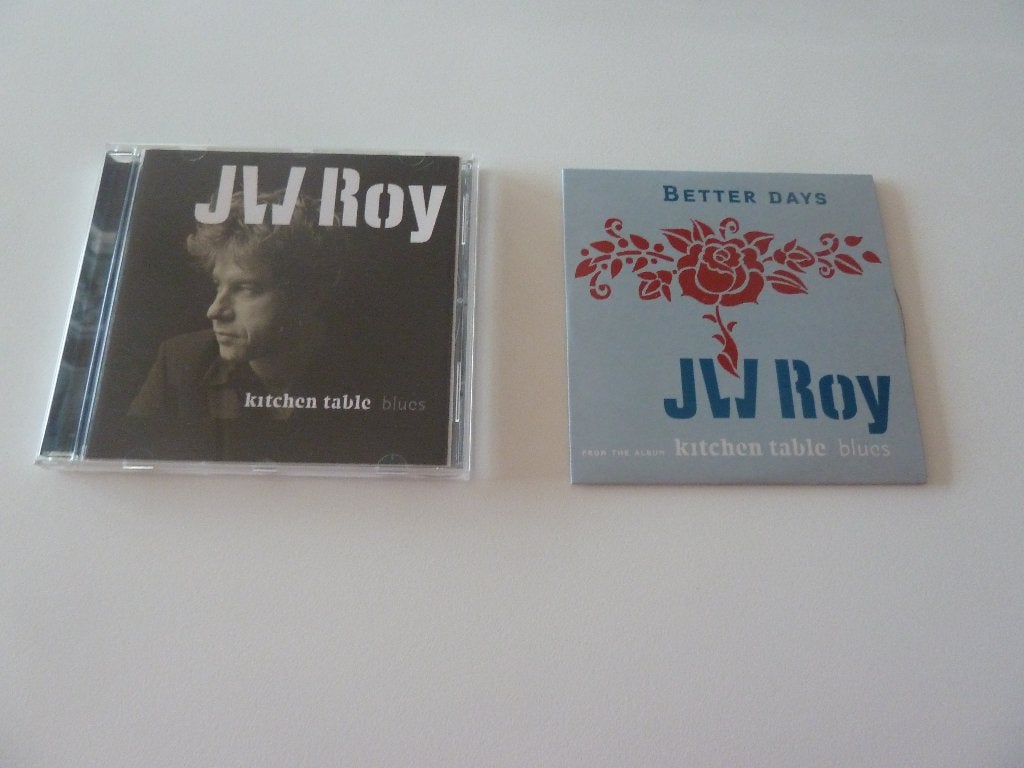 JW Roy - CD Kitchen Table Blues + CD Single Better Days, Cd's en Dvd's, Ophalen of Verzenden, Zo goed als nieuw, Poprock