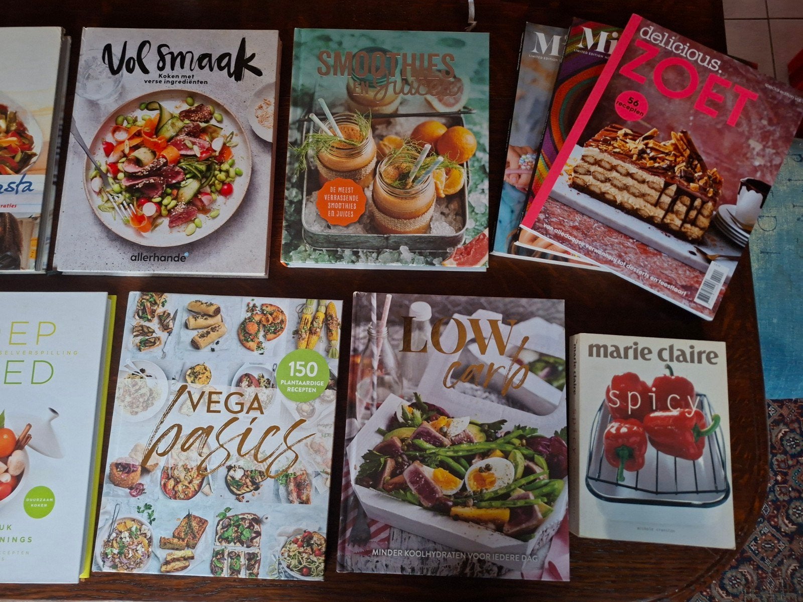 Grote verzameling kookboeken en kooktijdschriften, Ophalen, Gezond koken, Hoofdgerechten, Zo goed als nieuw