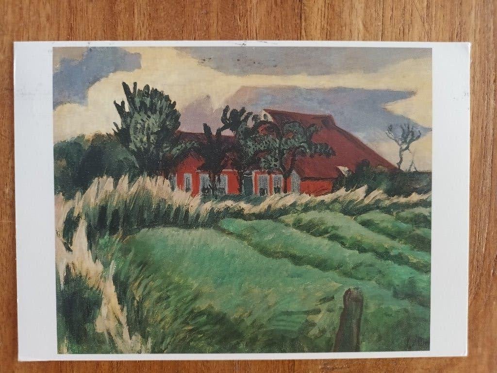 Kunstschilderskaart Jan Altink, Ophalen of Verzenden, 1980 tot heden, Gelopen, Noord-Brabant