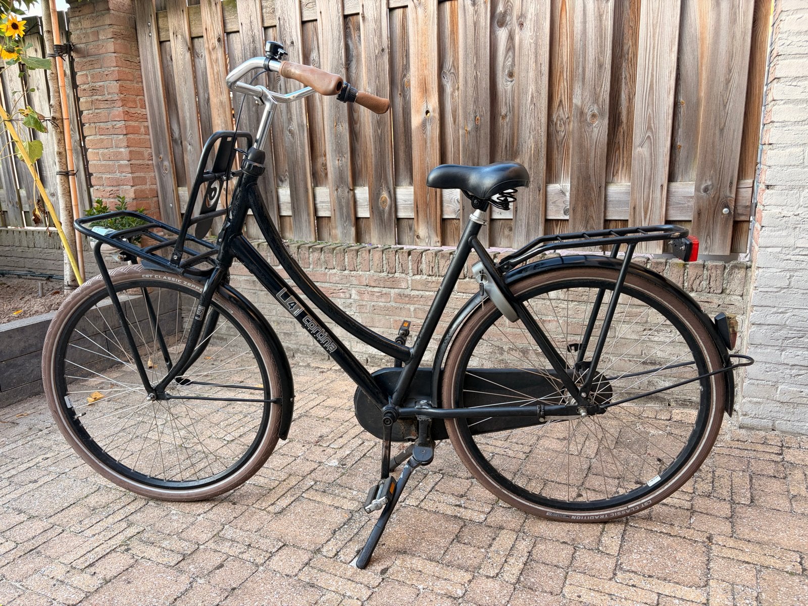 Cortina U4 Transportfiets - Framemaat 57, 28 inch, Terugtraprem, Gebruikt, Versnellingen, 56 cm of meer