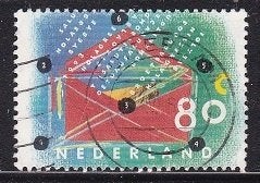 3368 - Nederland nvph 1572 gestempeld , Collage van een en, Verzenden, Na 1940, Gestempeld