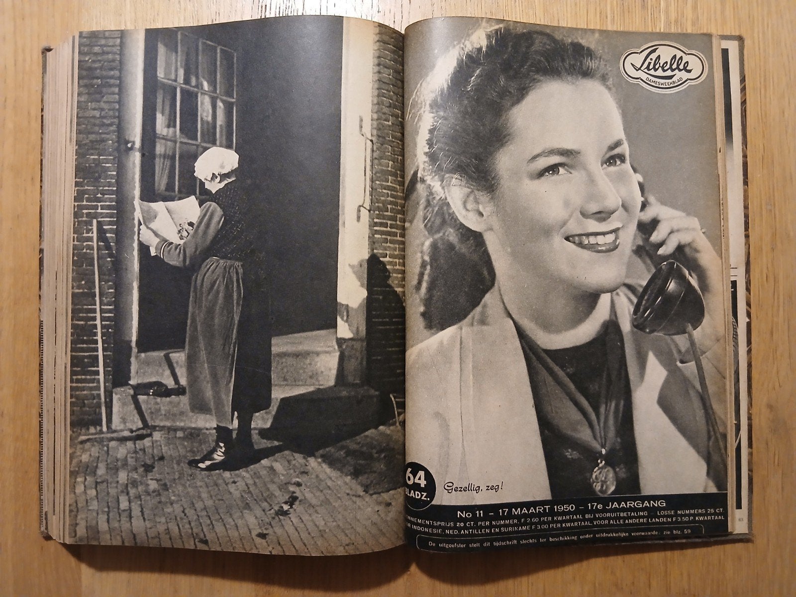 Libelle damesweekblad 1949-1950 gebonden uitgave, Ophalen of Verzenden