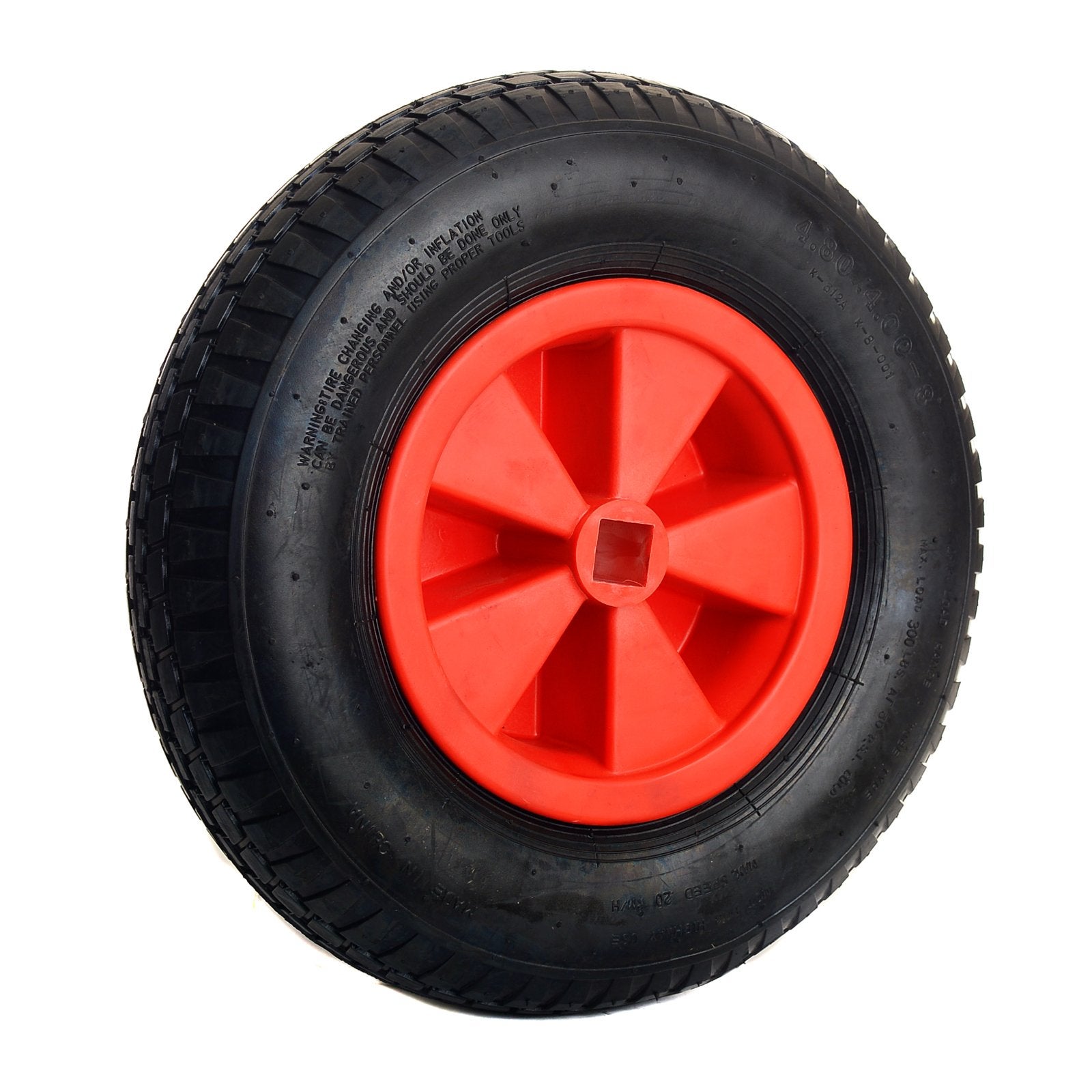 Aandrijfwiel 4.80/4.00-8 voor skelters - 25x25 mm asgat