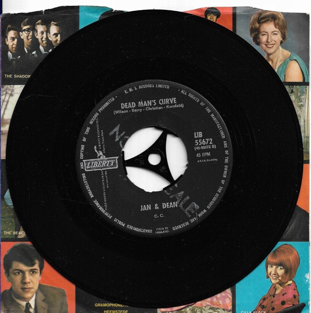 Jan & Dean (not for sale), Cd's en Dvd's, Vinyl Singles, Zo goed als nieuw, Pop, Beschermende buitenhoes, Originele persing, Ophalen of Verzenden