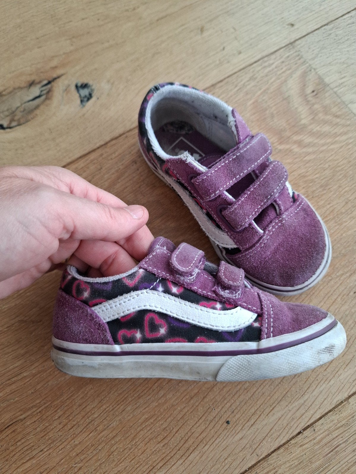 Vans schoenen maat 24.5 seakers pasrs klitteband, Gebruikt, Vans, Jongen of Meisje, Schoenen