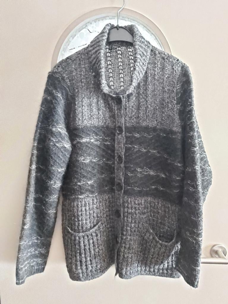 Green Ice, cardigan, vest met 32% wol, XL, Kleding | Dames, Maat 46/48 (XL) of groter, Nieuw, Ophalen of Verzenden, Grijs