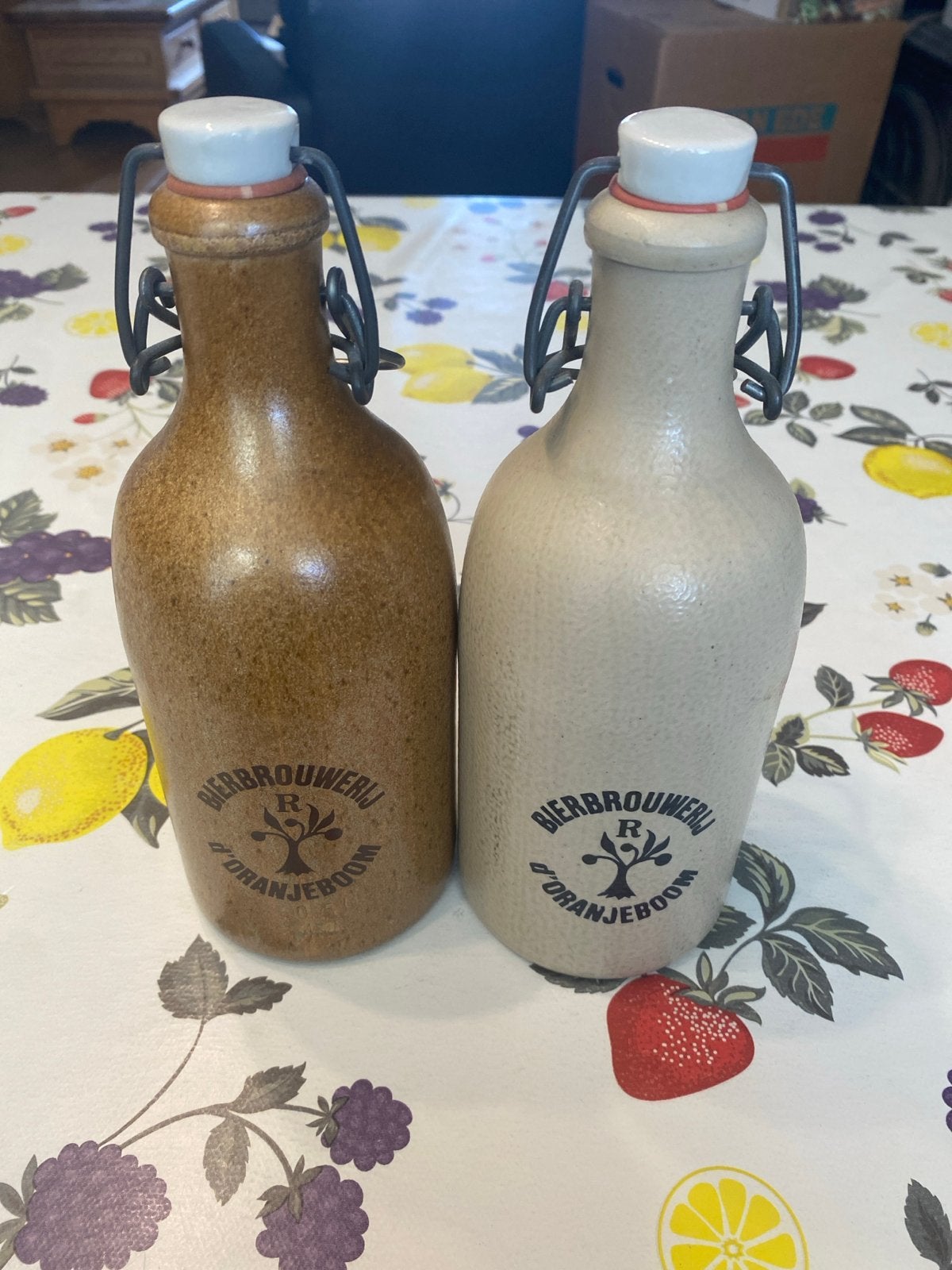 Vintage Bierbrouwerij D'Oranjeboom Kruiken (2 stuks), Ophalen of Verzenden