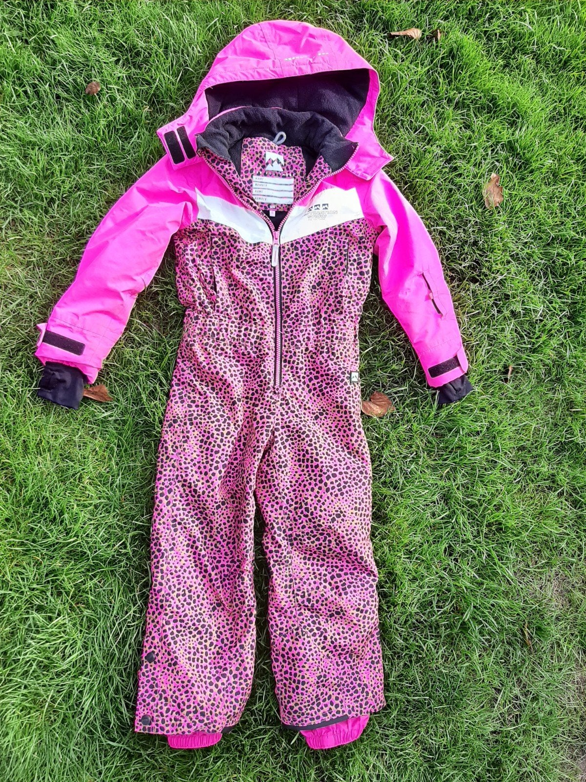 Roze skipak met luipaardprint merk WE - Maat 110/116, Ophalen of Verzenden, Zo goed als nieuw