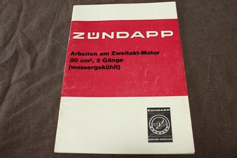 Zündapp 80cc 5 gang wassergekühlt 1981 reparatur anleitung, Ophalen of Verzenden