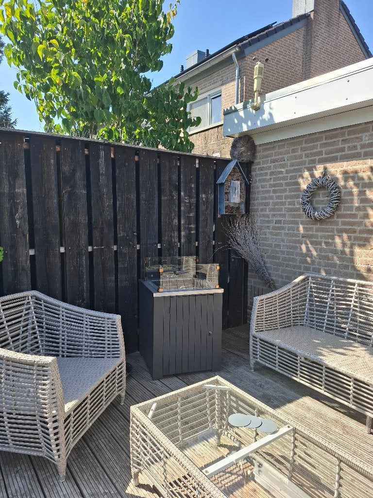 Sfeerhaard voor terras/ veranda, Ophalen, Zo goed als nieuw