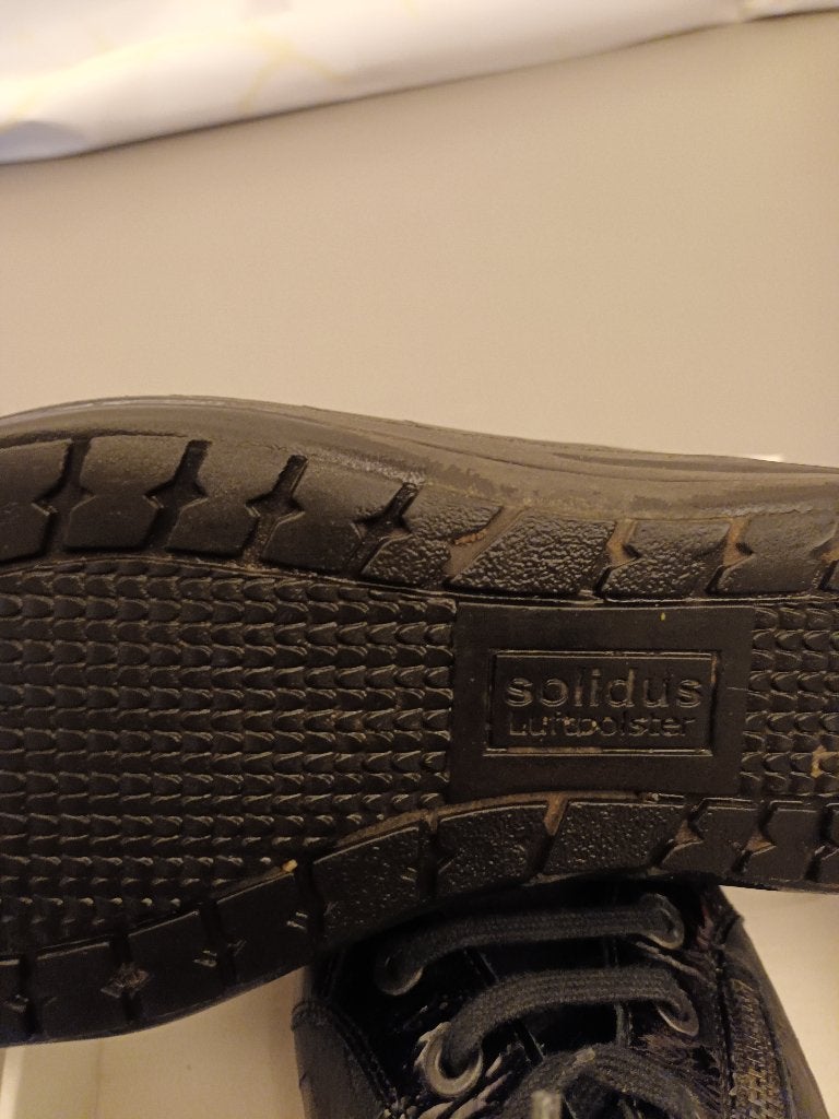 Dames sneakers / sneakers zwart, Solidus, Zwart, Ophalen of Verzenden, Sneakers of Gympen