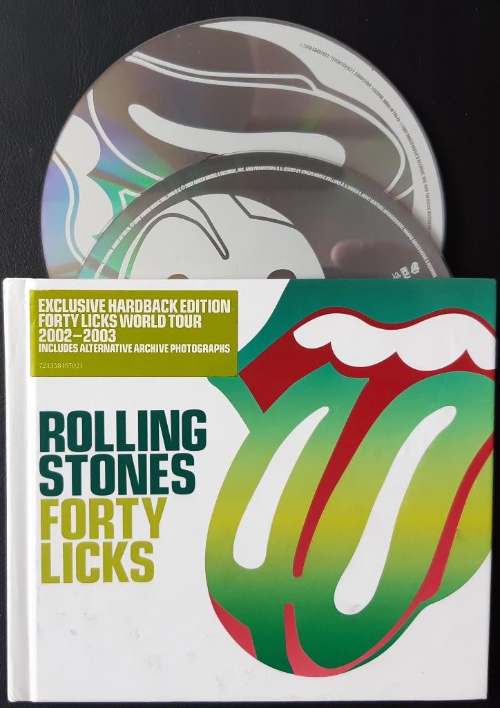 ROLLING STONES - Forty licks: Tour edition w/hard cover book, Cd's en Dvd's, Ophalen of Verzenden, Zo goed als nieuw, Poprock