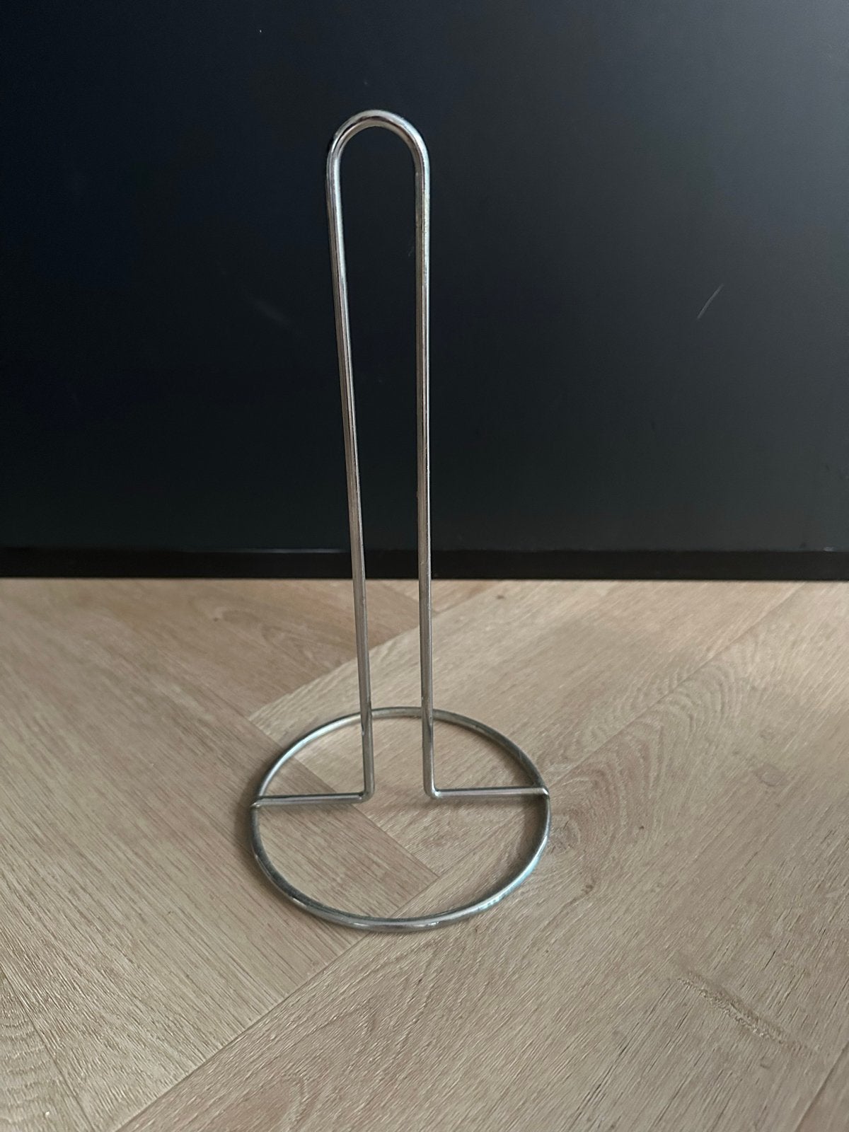 Metalen keukenrolhouder, Zilver, Ophalen of Verzenden, Metaal, Overige typen