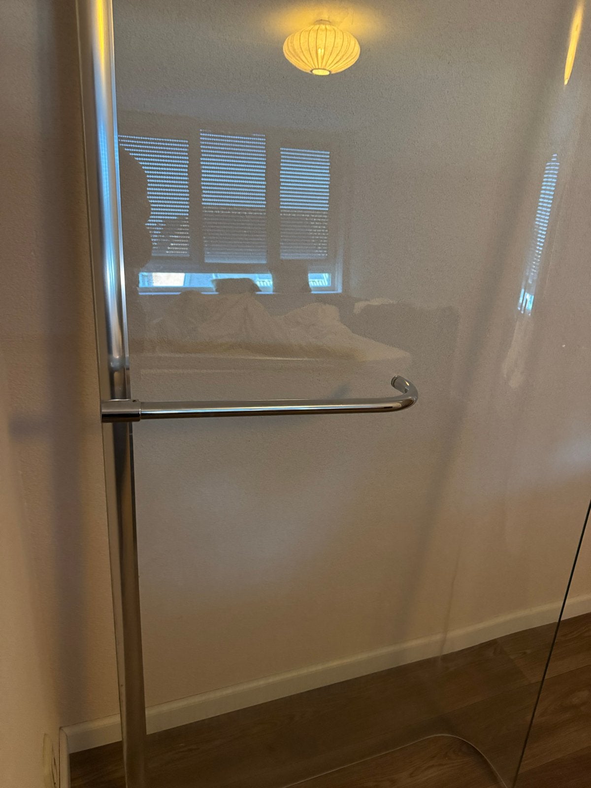 Gebogen glas Douchewand 900x2000mm 200mm met Chroom Profiel, Huis en Inrichting, 200 cm of meer, Overige typen, Nieuw, 25 tot 50 cm
