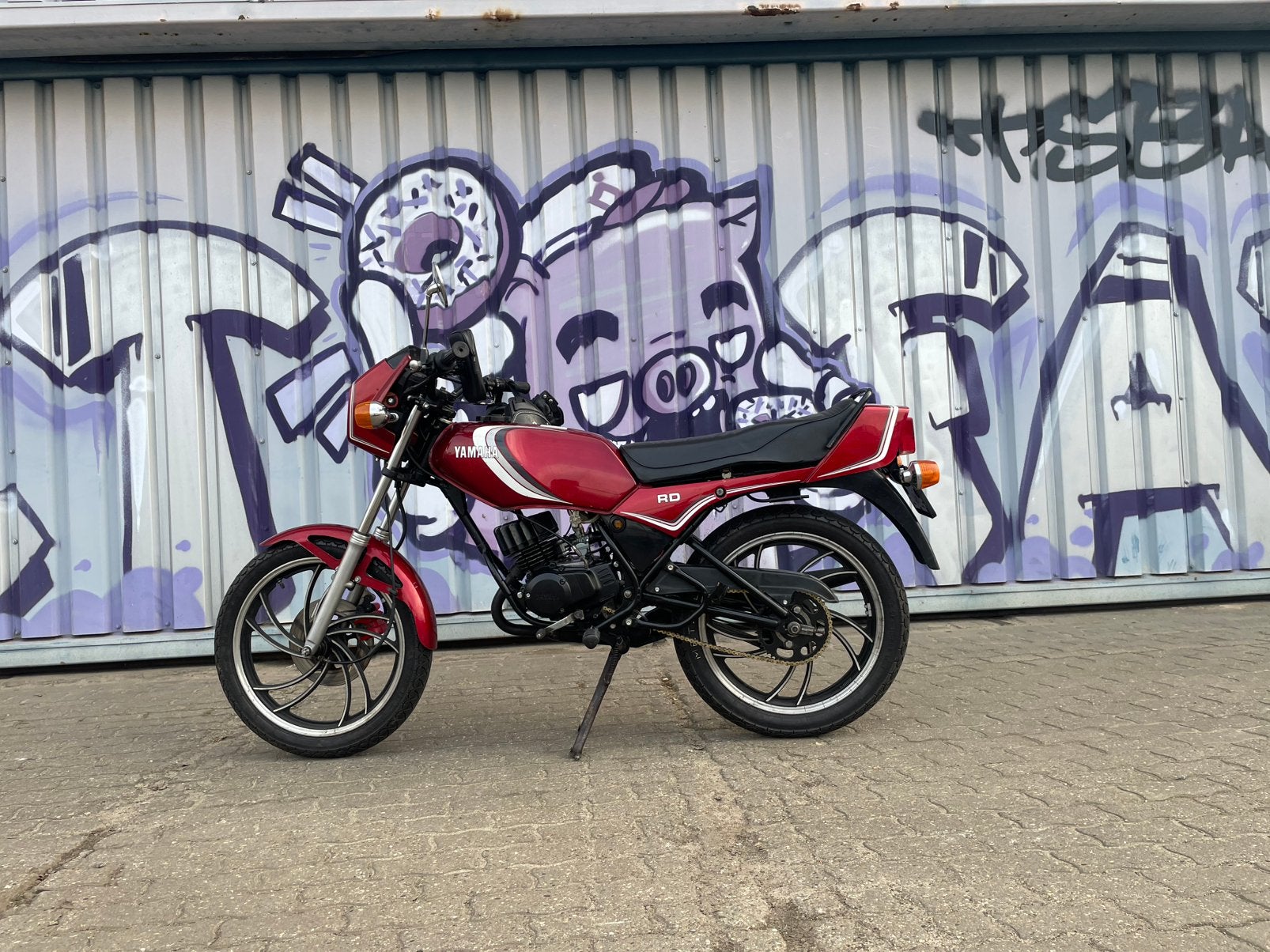 Yamaha rd50mx, Fietsen en Brommers, Ophalen, Gebruikt, Maximaal 45 km/u, 47 cc