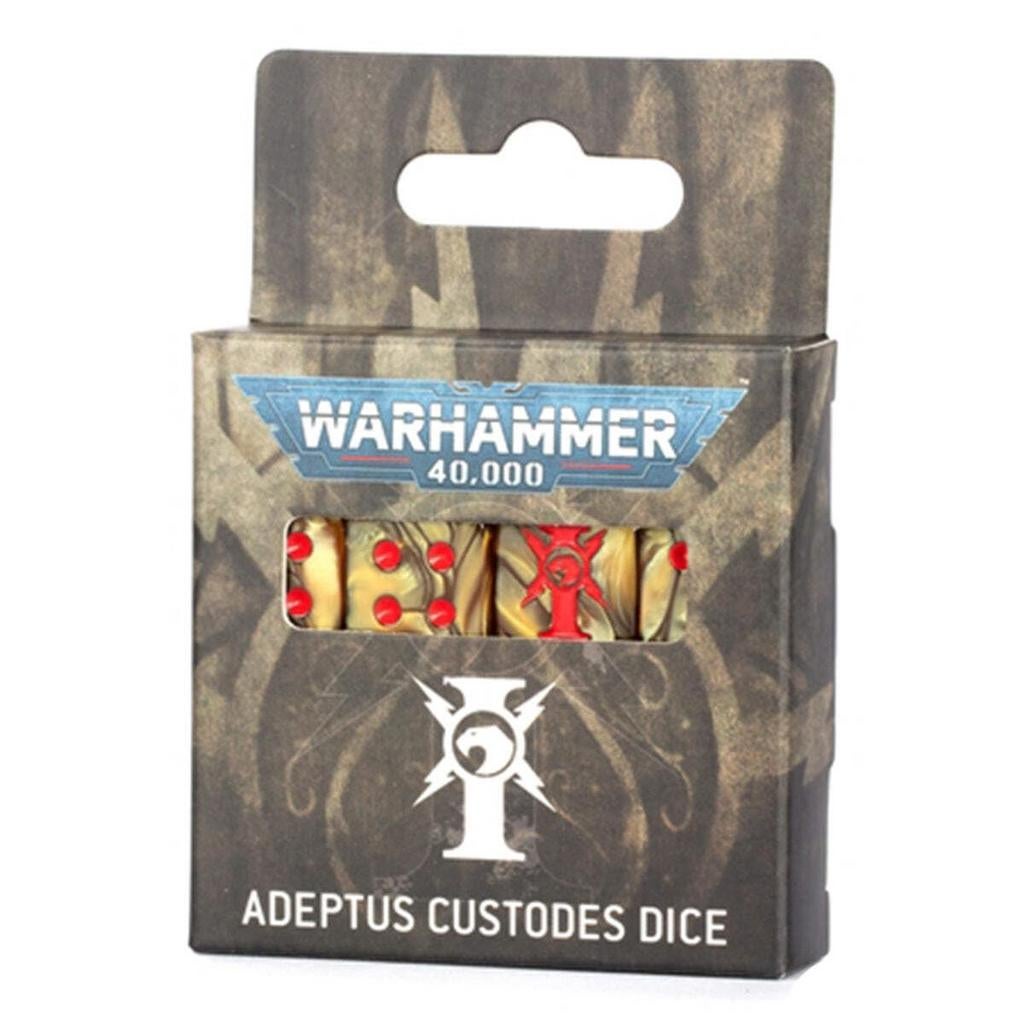 Warhammer 40.000 Adeptus Custodes dice, Hobby en Vrije tijd, Wargaming, Ophalen of Verzenden, Nieuw, Warhammer 40000, Toebehoren